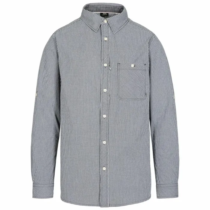 Yaddlethorpe Cotton Shirt Blackghost Men Trespass Shirts