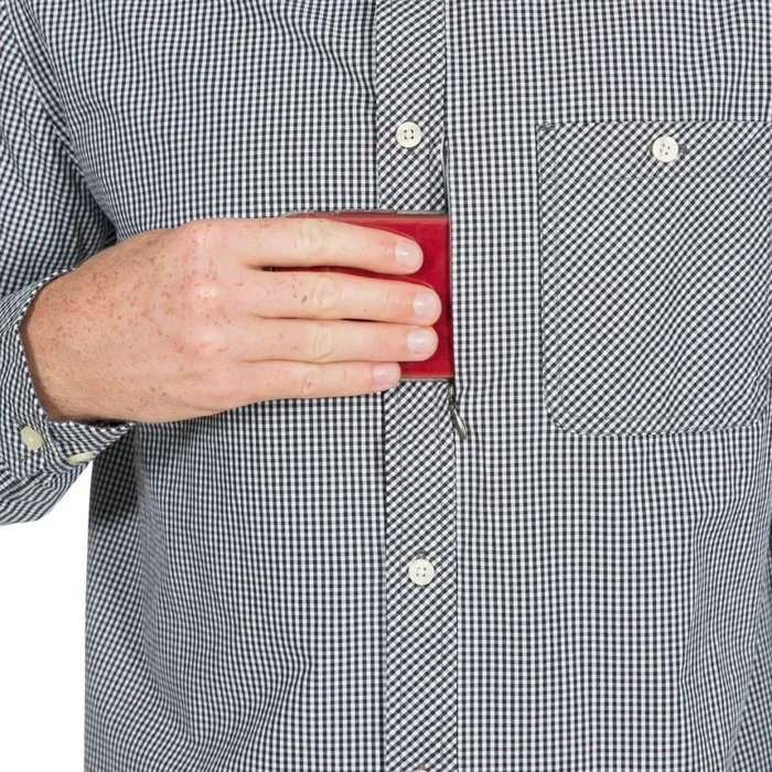 Yaddlethorpe Cotton Shirt Blackghost Men Trespass Shirts